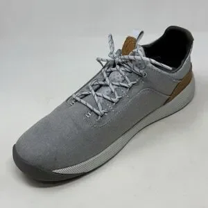 Olukai Nanea Li Shoes Mens 10 Gray Canvas Casual Comfort Lace Up Low Sneakers Amazon.com | OLUKAI Nanea Li Men main image 3